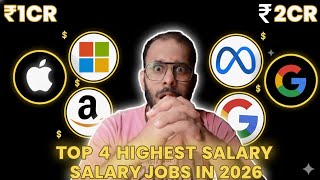 Top 4 Highest Paying Jobs in 2026 | RealWorld Talks | Hindi | #youtube #india #2026