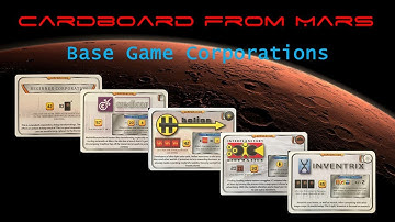 Cardboard From Mars Episode 5: Corporations (Beginner, Credicor, Helion, IC, Inventrix)