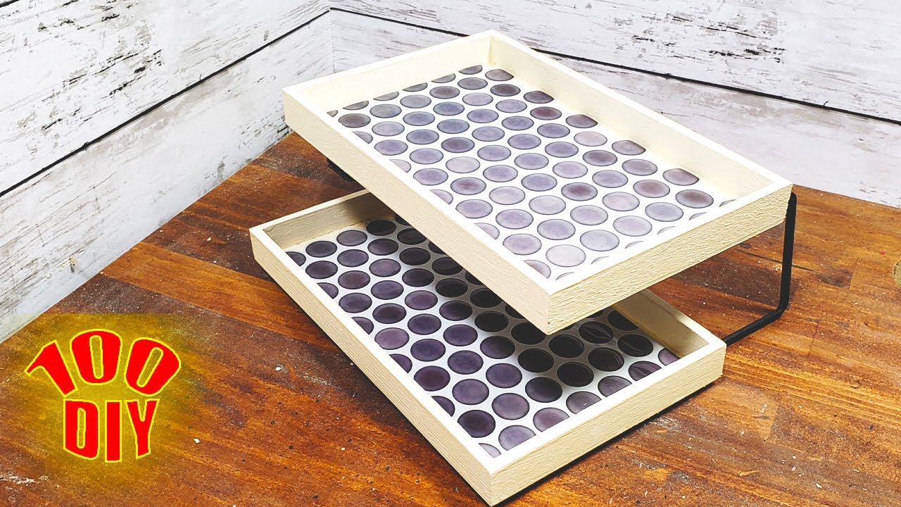 【100均DIY】工具不要! 5分簡単小物入れ 夏休み工作 玄関DIY YouTube