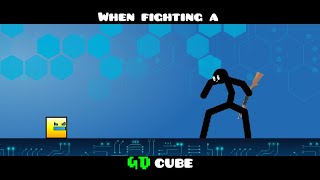When fighting a GD cube (anim for Jonatanm27's upcoming collab)(Read desc)