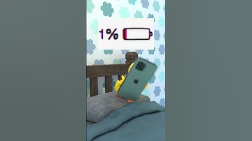 Thumbnail of When phone is at 1% 😩 #humor #babyduck #shorts