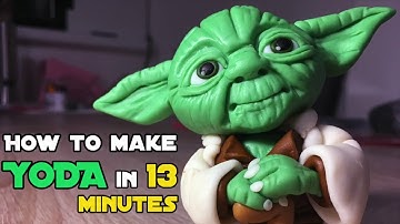 Fondant tutorial | STAR WARS YODA | cake topper