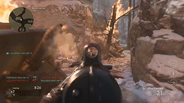 Call of Duty: WW2 - 6 Minutes of Team Deathmatch (Ardennes Forest Map)