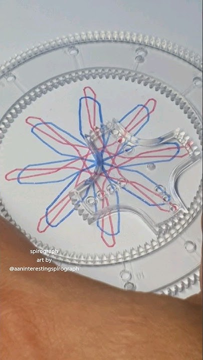 신기한 모양 그리기 스피로그래프 Easy spirograph art - YouTube