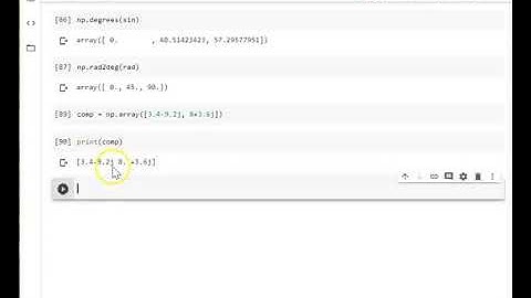 Numpy Mathematical Functions Complex Numbers
