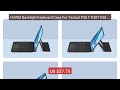HUWEI Backlight Keyboard Case For Teclast P30 T P30T P50 P50S M50S ... — Top Rated 2026 | Buy Now!