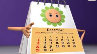 Calendar - Year, Months, Weeks And Days | Mathematics Grade 2 | Periwinkle