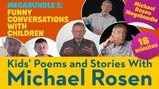 😂 Funny Conversations |😂 The Babysitter 😂 Megabundle 5 😂| Kids' Poems And Stories With Michael Rosen