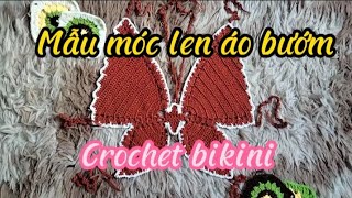 Crochet bikini| Một số mẫu áo bikini móc len