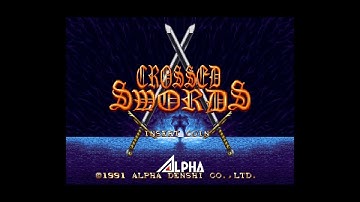 Crossed Swords (Neo Geo MVS 60Hz / JP) - Intro / Attract Mode