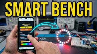 D1 Mini ESP8266 Adaptive LED Bench Lighting Project | WS8212B NEO Pixel LEDs
