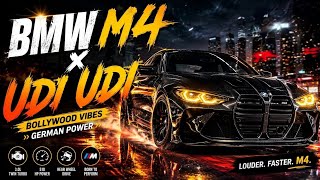 BMW M4 × Udi Udi 🔥 When German Power Meets Bollywood Vibes! 😈 #bmwm4