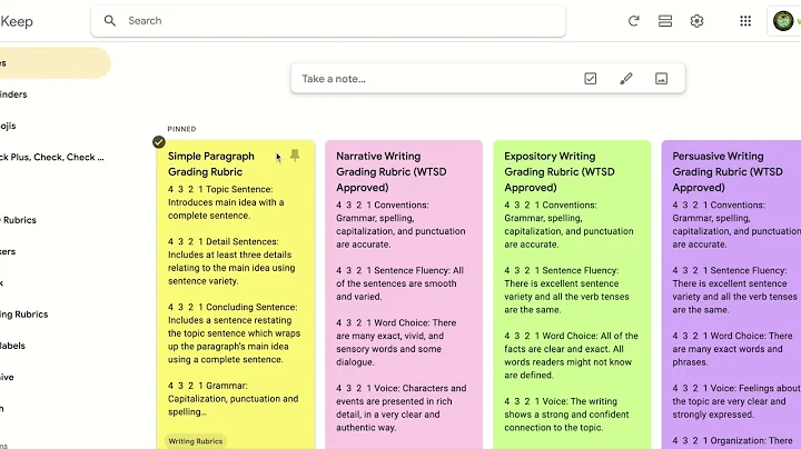 Google Keep Crash Course