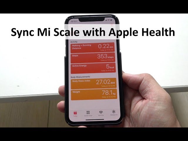 How to Sync Xiaomi Mi Smart Scale with Apple Health 