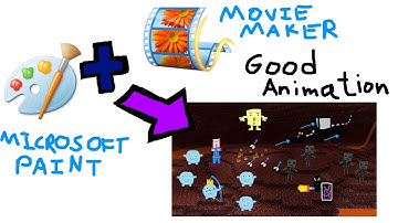 Created an animation with just Microsoft Paint and Movie Maker