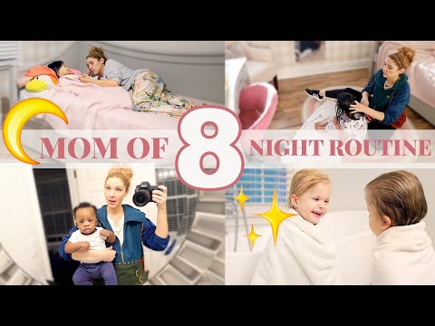 MOM OF 8 KIDS NIGHT TIME ROUTINE \\\\ Big Family Bedtime Routine 2020