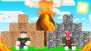 YANARDAĞ VS EV! 🌋 - Minecraft