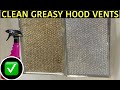 How To Clean Hood Filter Fast &amp; Easy || No Elbow Grease Needed
