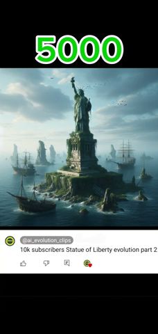 The Evolution of the Statue of the Liberty Part 2 #ai #evolution #statueofliberty #newyork