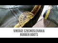 Rubber Boot review - Vintage Czechoslovakia Boots, Joe Boots, Superlight Boots - Initial impression