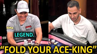 Andy Calls Out Opponent's EXACT Hand On The River @HustlerCasinoLive