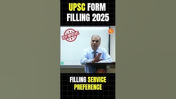 Filling Service Preference| UPSC Form Filling 2025 |Vajiram and Ravi #upsc #ias