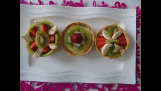 Tartelettes au fruits facile et présentable - تارتولات بالغلة بنينة ومزيانة وسهلة