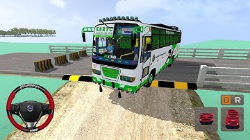 KSRTC EXPRESS BUS Driving For Bussid - Bus Game - Bus Simulator Indonesia Gameplay 😲
