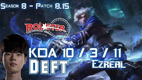 KT Deft EZREAL vs VARUS ADC - Patch 8.15 KR Ranked