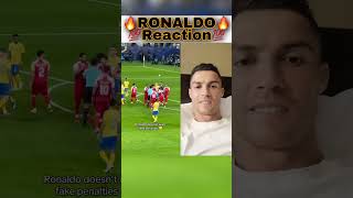 Ronaldo Reaction, Ronaldo Rejects A Penalty