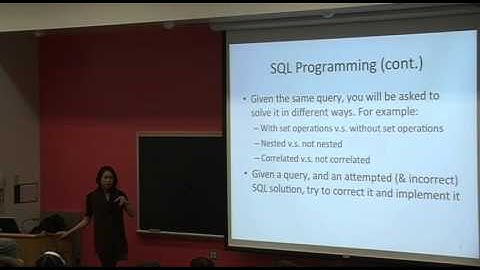 Midterm 2 Review Session | CMPSC 431W Database Management Systems
