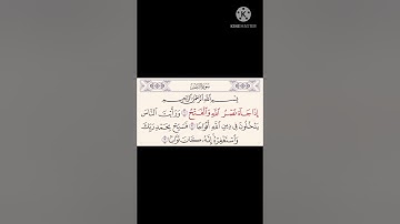 سوره النصر مكرر | عبدالرحمن السديس