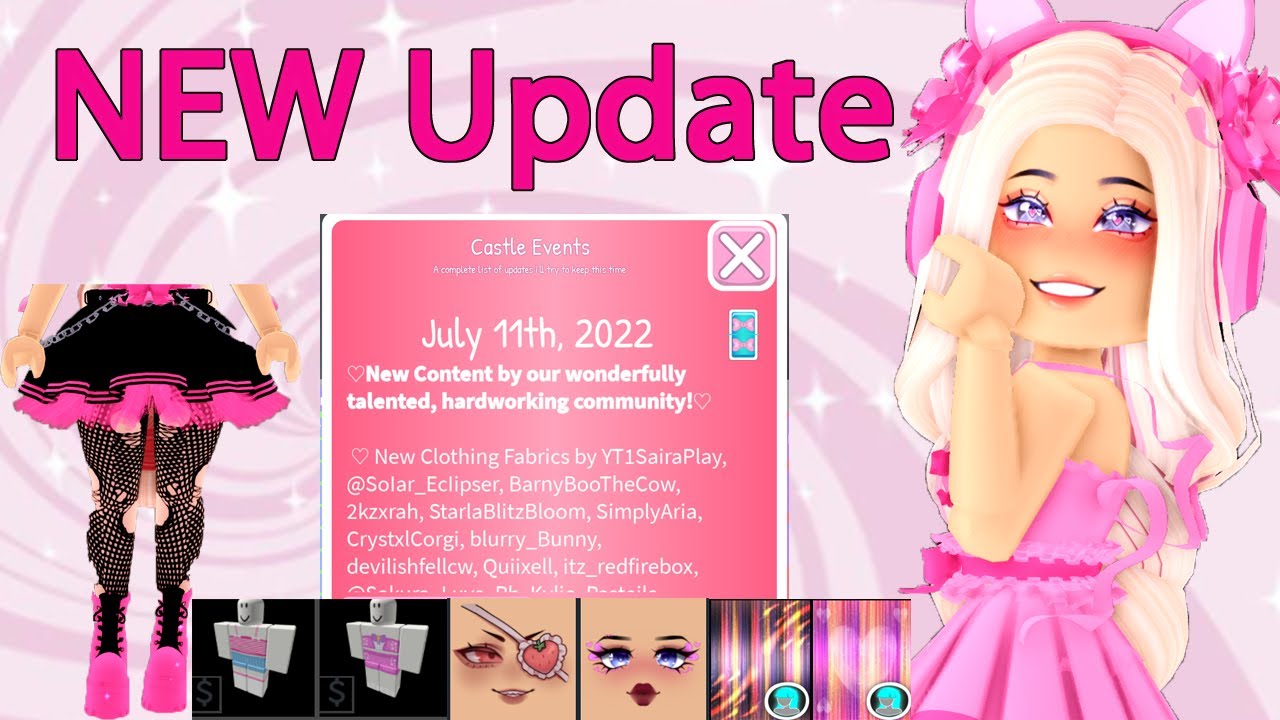 NEW Update Out NOW New Hair Colors Faces Makeup And More Royale High ...