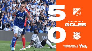 Thumbnail for Millonarios vs. Medellín (goles) | Liga BetPlay Dimayor 2024- 1 | Fecha 1