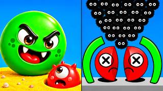 Hungry Ball 🆚 Sand Eater 🔥 Epic Battle Challenge | Funny Gameplay 😱 New Mobile Game 🎮 #Gaming screenshot 3