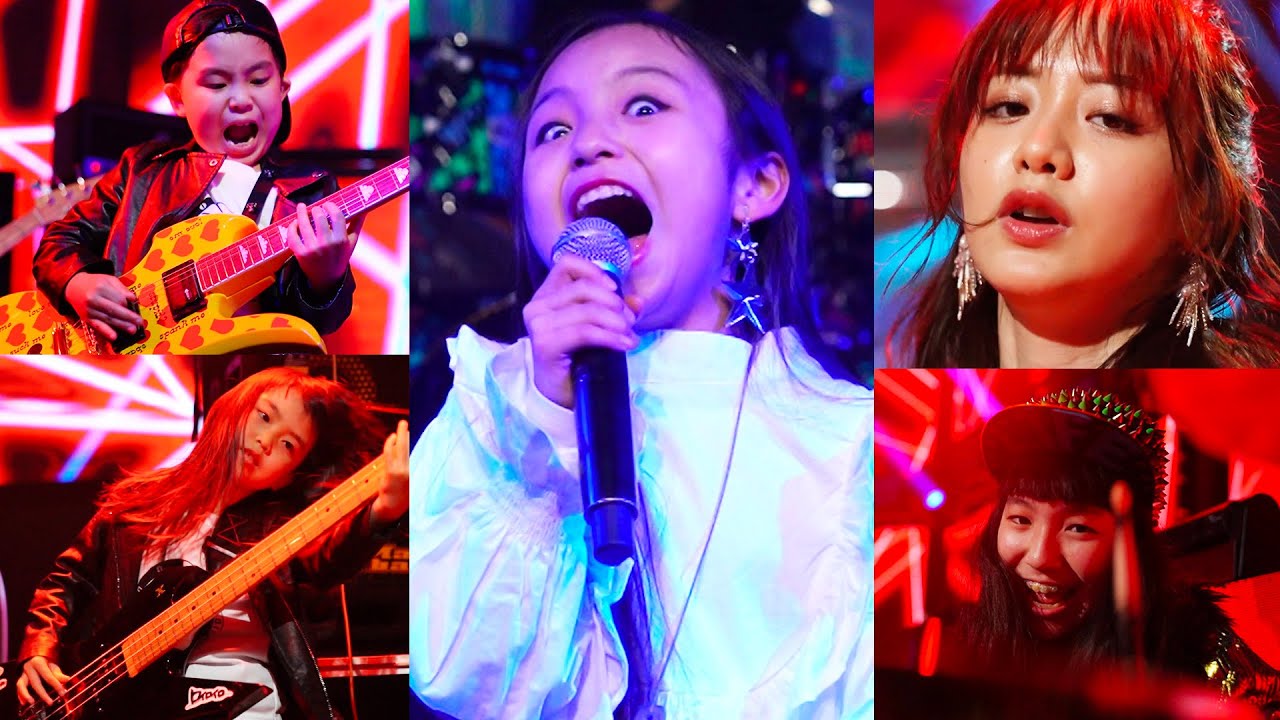 【フルMV】天才キッズバンド with 森香澄アナによる『うっせぇわ』全力パフォーマンス！/  USSEEWA  by Awesome Kid Band