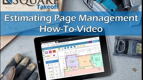How-To Delete a Page in the Takeoff and Estimating Software