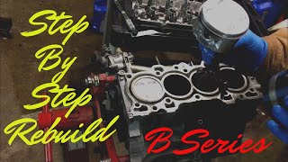 How to rebuild a Non vtec engine Part 1.  B20b non vtec rebuild Honda CRV