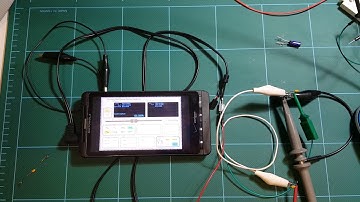 Cell phone signal generator measuring capacitor