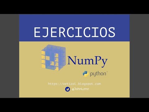 Video: ¿Qué es NumPy vacío?