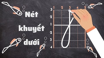 Tập viết lớp 1 - Nét khuyết dưới