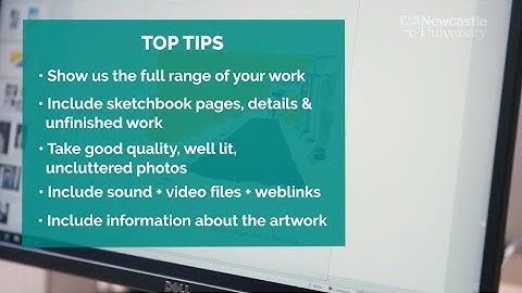 How to Prepare your Fine Art Portfolio | Newcastle University