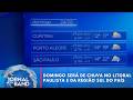 Domingo será de chuva no litoral paulista e da região Sul do País | Jornal da Band