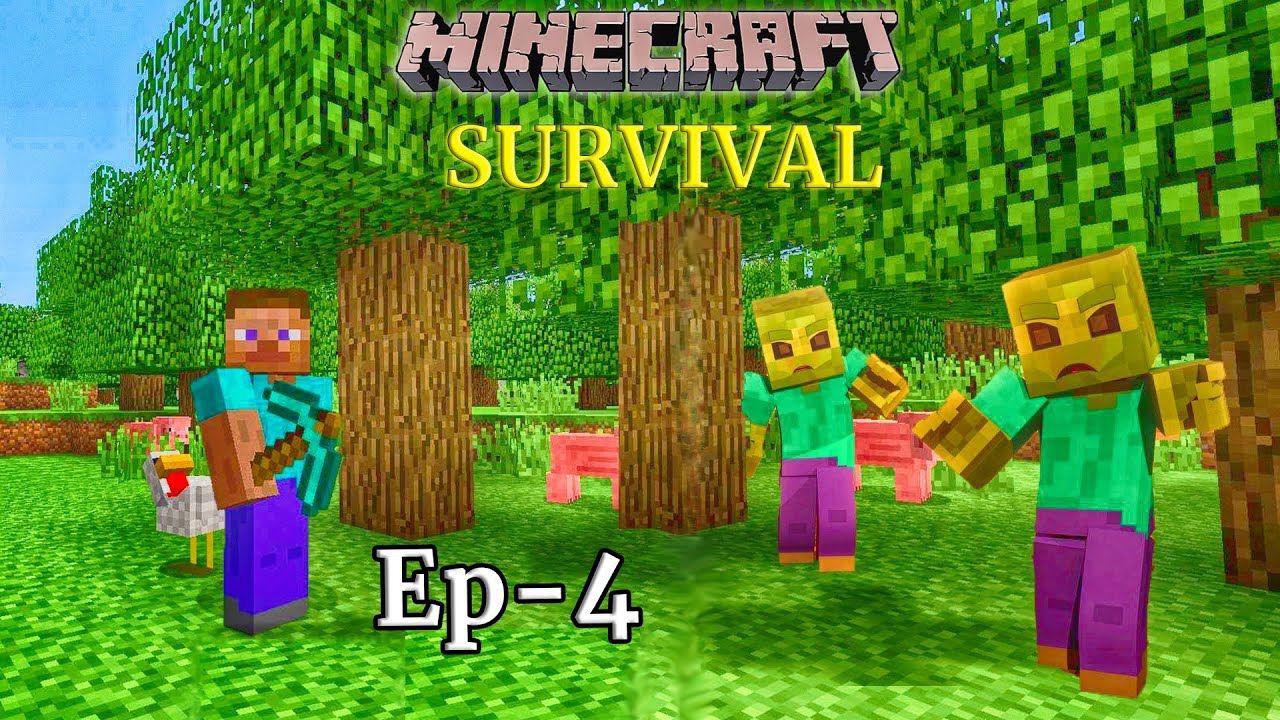 Minecraft survival ep 4 in hindi | Minecraft in hindi - YouTube