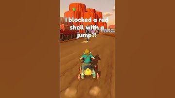 So apparently, I found another way to block a red shell.  #mariokart8deluxe #mariokart