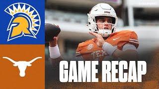 No. 7 Texas takes down San Jose State | Did Arch Manning perform well? | Game Recap screenshot 4