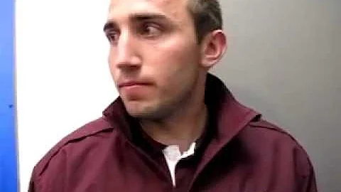 Central Michigan kicker David Harman Iowa postgame