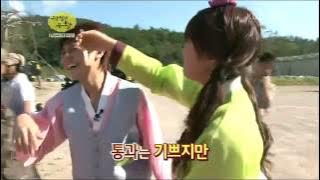 APINK Eunji piggyback B2ST Yoseob @ idol prince