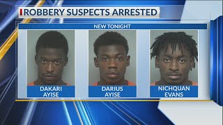 3 arrested in Beaufort County armed robbery