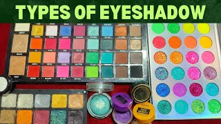 TYPES OF EYESHADOW  #DAY2 CLASS #promakeup